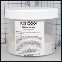 Milled Glass Filler, 1 lb.