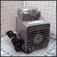 Heavy Duty Vacuum Pump, 1/8 hp, 25.5 in. hg, 1.1 cfm