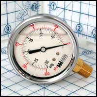 Liquid Filled Vacuum Gauge